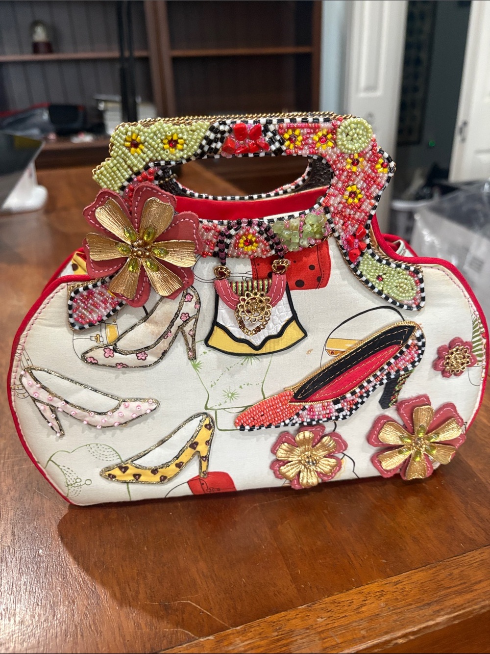 Mary Frances Multi-Color ‘Well Heeled’ Bag. NWOT.